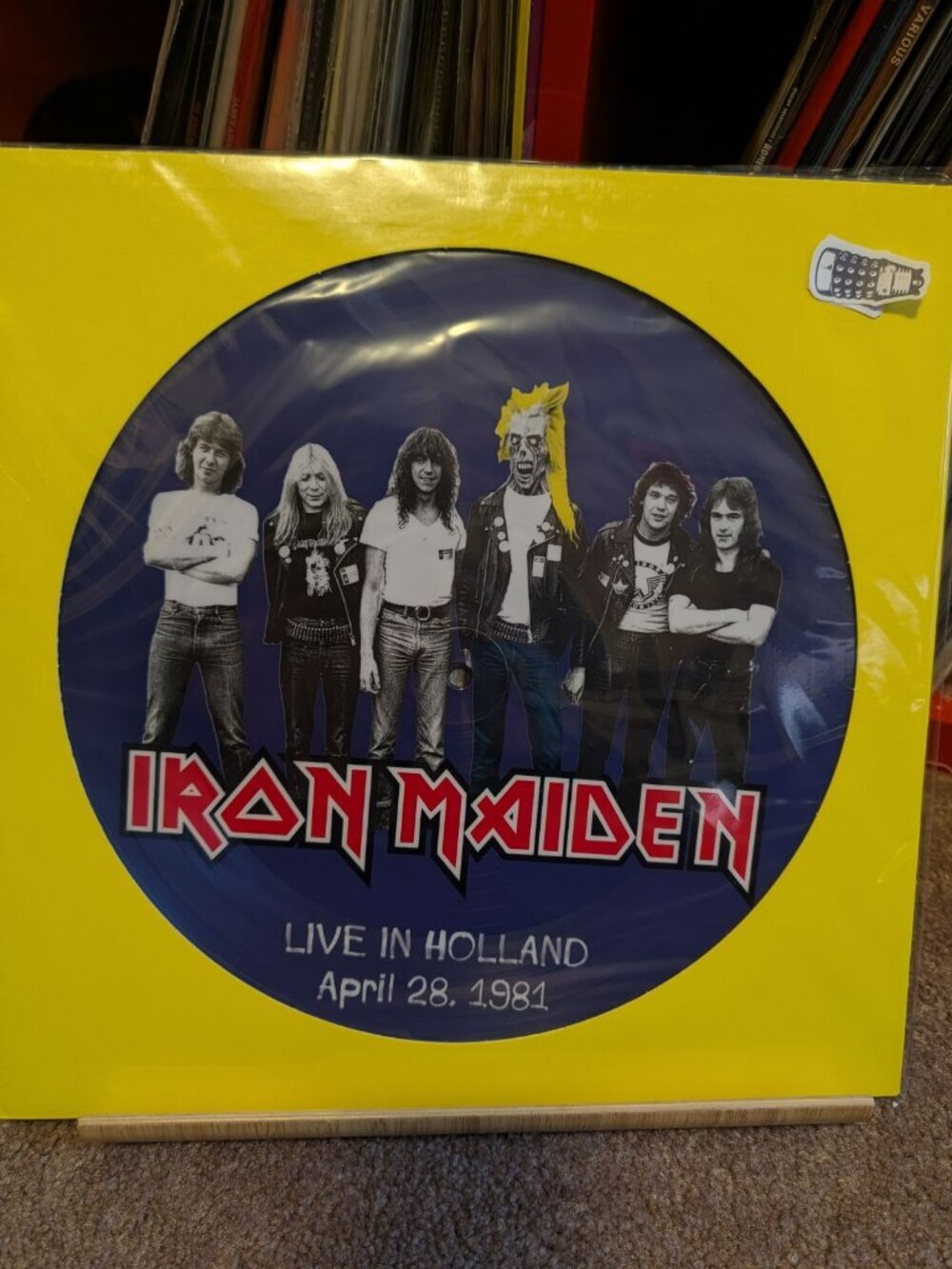 Iron Maiden - Live In Holland '81 Vinyl Record Picture Disc